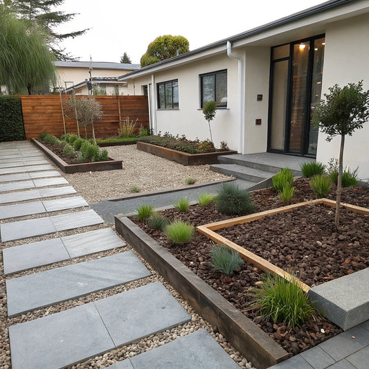 Utiliser des graviers dans le jardin sans entretien