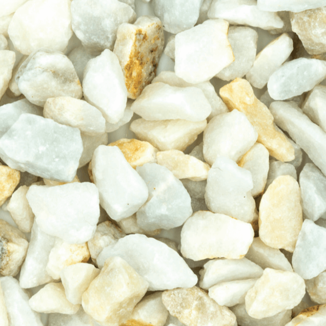 gravier blanc