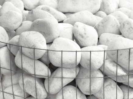 gros galet blanc pur