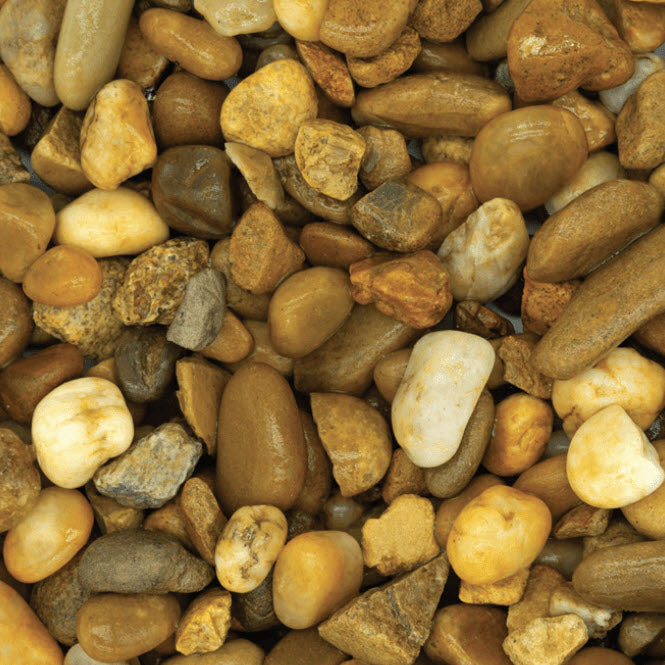 gravier roulé marron