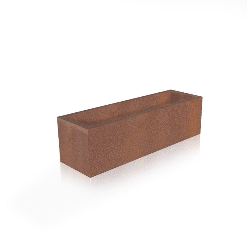 bac jardiniere acier corten