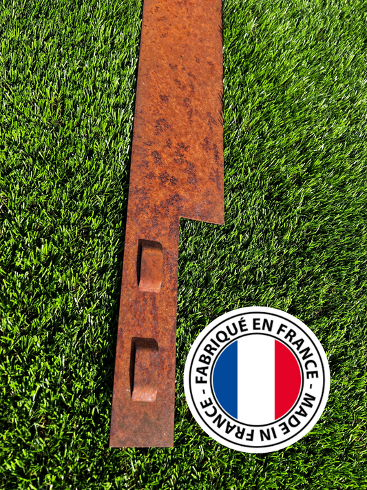 Bordure acier corten