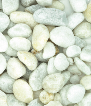 Gravier roulé blanc